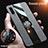 Funda Silicona Carcasa Ultrafina Goma con Magnetico Anillo de dedo Soporte X02L para Samsung Galaxy A50S