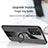 Funda Silicona Carcasa Ultrafina Goma con Magnetico Anillo de dedo Soporte X02L para Samsung Galaxy A72 5G