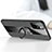 Funda Silicona Carcasa Ultrafina Goma con Magnetico Anillo de dedo Soporte X03L para Xiaomi Redmi Note 11 4G (2021)