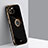 Funda Silicona Carcasa Ultrafina Goma con Magnetico Anillo de dedo Soporte XL1 para Samsung Galaxy A03