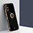 Funda Silicona Carcasa Ultrafina Goma con Magnetico Anillo de dedo Soporte XL1 para Samsung Galaxy A71 4G A715