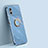 Funda Silicona Carcasa Ultrafina Goma con Magnetico Anillo de dedo Soporte XL1 para Xiaomi Poco M4 5G