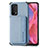 Funda Silicona Carcasa Ultrafina Goma con Magnetico S01D para Oppo A93 5G