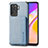 Funda Silicona Carcasa Ultrafina Goma con Magnetico S01D para Oppo A94 4G