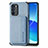 Funda Silicona Carcasa Ultrafina Goma con Magnetico S01D para Oppo Reno6 5G