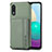 Funda Silicona Carcasa Ultrafina Goma con Magnetico S01D para Samsung Galaxy M02