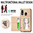 Funda Silicona Carcasa Ultrafina Goma con Magnetico S01D para Samsung Galaxy M10S