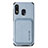 Funda Silicona Carcasa Ultrafina Goma con Magnetico S02D para Samsung Galaxy A30