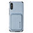 Funda Silicona Carcasa Ultrafina Goma con Magnetico S03D para Xiaomi Redmi 9A