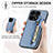 Funda Silicona Carcasa Ultrafina Goma con Magnetico S04D para Huawei Honor X8a 4G