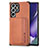 Funda Silicona Carcasa Ultrafina Goma con Magnetico S04D para Samsung Galaxy S22 Ultra 5G