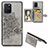 Funda Silicona Carcasa Ultrafina Goma con Magnetico S05D para Samsung Galaxy S10 Lite