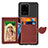 Funda Silicona Carcasa Ultrafina Goma con Magnetico S06D para Samsung Galaxy S20 Ultra 5G