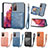 Funda Silicona Carcasa Ultrafina Goma con Magnetico S08D para Samsung Galaxy S20 FE (2022) 5G