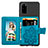 Funda Silicona Carcasa Ultrafina Goma con Magnetico S09D para Samsung Galaxy S20 5G