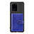 Funda Silicona Carcasa Ultrafina Goma con Magnetico S13D para Samsung Galaxy S20 Ultra 5G