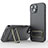 Funda Silicona Carcasa Ultrafina Goma con Soporte KC2 para Apple iPhone 14