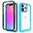 Funda Silicona Carcasa Ultrafina Goma Frontal y Trasera 360 Grados para Apple iPhone 13 Pro