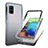 Funda Silicona Carcasa Ultrafina Transparente Goma Frontal y Trasera 360 Grados Gradiente JX1 para Samsung Galaxy A71 4G A715