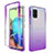 Funda Silicona Carcasa Ultrafina Transparente Goma Frontal y Trasera 360 Grados Gradiente JX1 para Samsung Galaxy A71 4G A715