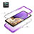 Funda Silicona Carcasa Ultrafina Transparente Goma Frontal y Trasera 360 Grados Gradiente JX1 para Samsung Galaxy M32 5G