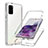 Funda Silicona Carcasa Ultrafina Transparente Goma Frontal y Trasera 360 Grados Gradiente JX1 para Samsung Galaxy S20 Plus