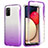 Funda Silicona Carcasa Ultrafina Transparente Goma Frontal y Trasera 360 Grados Gradiente JX4 para Samsung Galaxy A02s