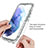 Funda Silicona Carcasa Ultrafina Transparente Goma Frontal y Trasera 360 Grados Gradiente M01 para Samsung Galaxy S21 5G