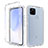 Funda Silicona Carcasa Ultrafina Transparente Goma Frontal y Trasera 360 Grados Gradiente para Google Pixel 4a 5G