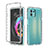 Funda Silicona Carcasa Ultrafina Transparente Goma Frontal y Trasera 360 Grados Gradiente para Motorola Moto Edge 20 Lite 5G