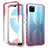 Funda Silicona Carcasa Ultrafina Transparente Goma Frontal y Trasera 360 Grados Gradiente para Realme C21Y