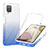 Funda Silicona Carcasa Ultrafina Transparente Goma Frontal y Trasera 360 Grados Gradiente YB1 para Samsung Galaxy A12 Nacho