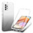 Funda Silicona Carcasa Ultrafina Transparente Goma Frontal y Trasera 360 Grados Gradiente ZJ1 para Samsung Galaxy A32 5G