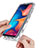 Funda Silicona Carcasa Ultrafina Transparente Goma Frontal y Trasera 360 Grados para Samsung Galaxy A20