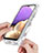 Funda Silicona Carcasa Ultrafina Transparente Goma Frontal y Trasera 360 Grados para Samsung Galaxy A32 4G
