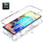 Funda Silicona Carcasa Ultrafina Transparente Goma Frontal y Trasera 360 Grados para Samsung Galaxy A71 4G A715