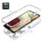 Funda Silicona Carcasa Ultrafina Transparente Goma Frontal y Trasera 360 Grados para Samsung Galaxy M12
