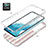 Funda Silicona Carcasa Ultrafina Transparente Goma Frontal y Trasera 360 Grados para Samsung Galaxy Quantum4 5G