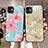 Funda Silicona Gel Goma Flores Carcasa H09 para Apple iPhone 11