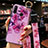 Funda Silicona Gel Goma Flores Carcasa K02 para Huawei Honor 20 Lite