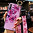 Funda Silicona Gel Goma Flores Carcasa para Huawei P smart S