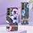 Funda Silicona Gel Goma Flores Carcasa para Samsung Galaxy S21 Plus 5G