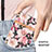 Funda Silicona Gel Goma Flores Carcasa para Samsung Galaxy S22 Ultra 5G