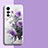 Funda Silicona Gel Goma Flores Carcasa para Vivo X70 5G