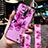 Funda Silicona Gel Goma Flores Carcasa para Xiaomi Redmi 9 Prime India