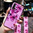 Funda Silicona Gel Goma Flores Carcasa S01 para Huawei Nova 6