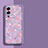 Funda Silicona Gel Goma Flores Carcasa S01 para Vivo V25 Pro 5G