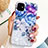 Funda Silicona Gel Goma Flores Carcasa S02 para Apple iPhone 11