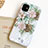 Funda Silicona Gel Goma Flores Carcasa S02 para Apple iPhone 11