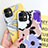 Funda Silicona Gel Goma Flores Carcasa S03 para Apple iPhone 11